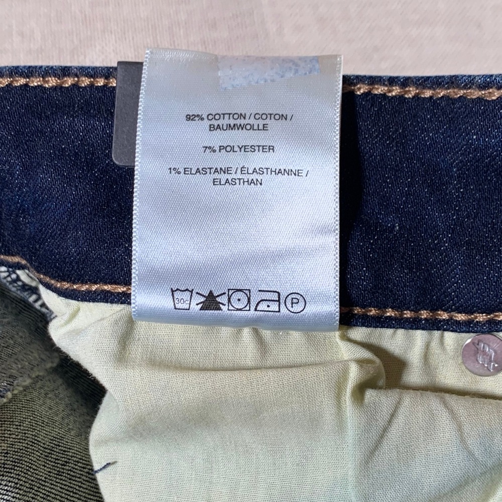 New Silver Jeans Co Zac Relaxed Fit Straight Leg Dark Wash Denim Jeans W32 L32 - Picture 8 of 14